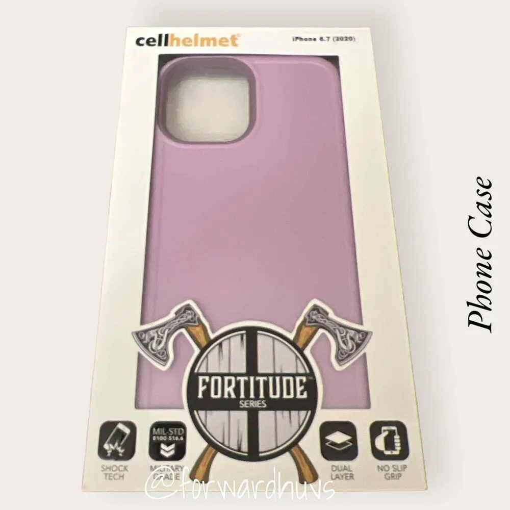 Cellhelmet Fortiitude Series iPhone 6.7” (2020) Lilac Blossom Purple Case
